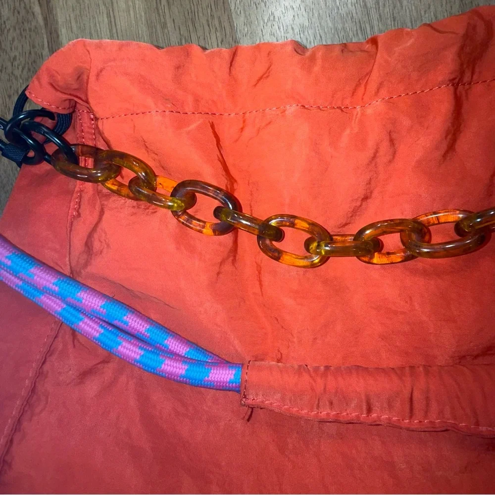 Rotunda Sant Hobo Bag- Orange - Picture 14 of 15